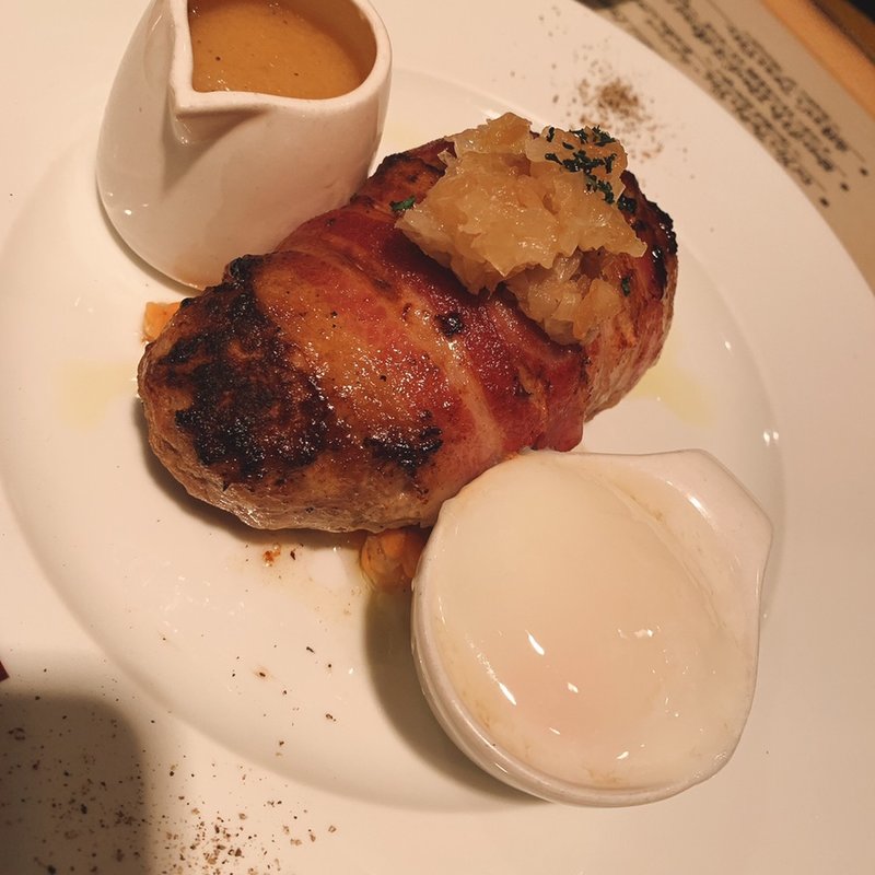 ハンバーグ 岩中豚のパンチェッタベーコン 200g(ハンバーグ ウィル （Hamburg Will）)