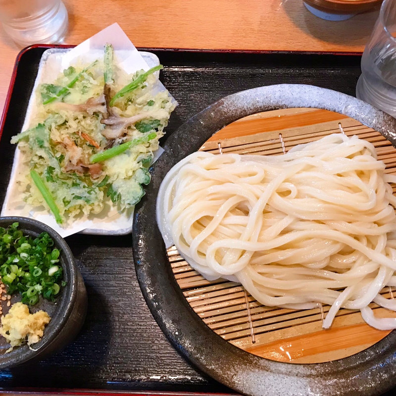 ざるうどん(さぬきうどん 大木戸 福岡舞鶴店)