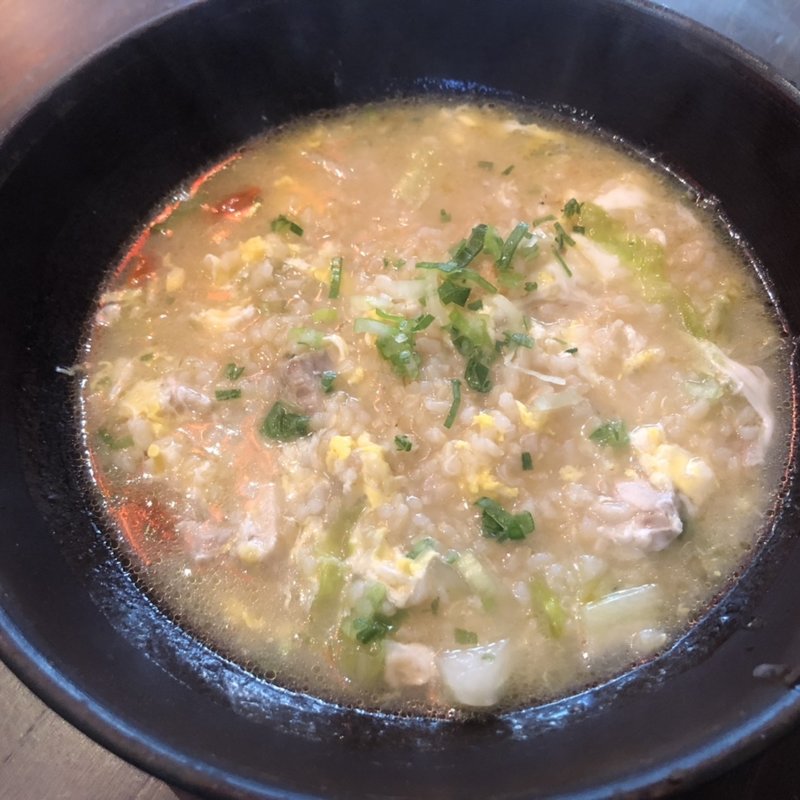 鶏の薬膳粥(台灣夜市101)