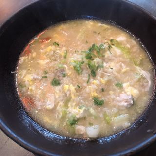 鶏の薬膳粥(台灣夜市101)