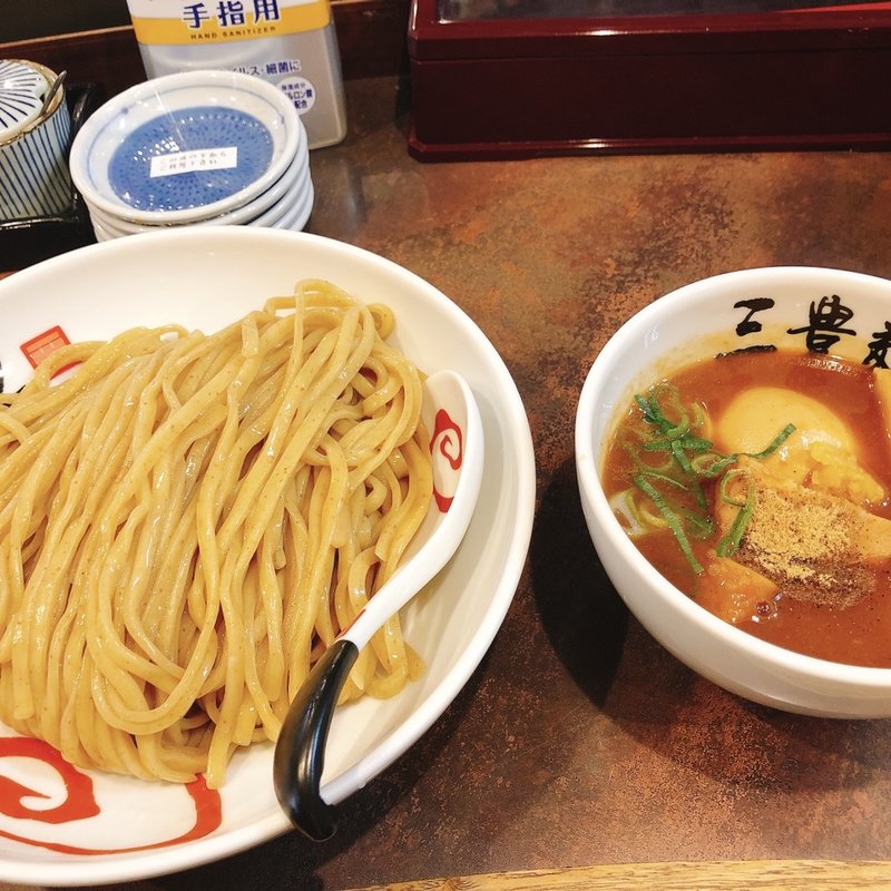 特製濃厚魚介つけ麺(三豊麺 十三店)