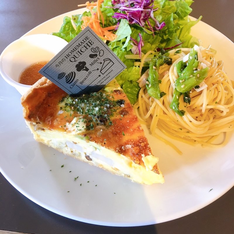 キッシュセット（あさりと雑穀）(帆季珈琲テラス 緑区店)