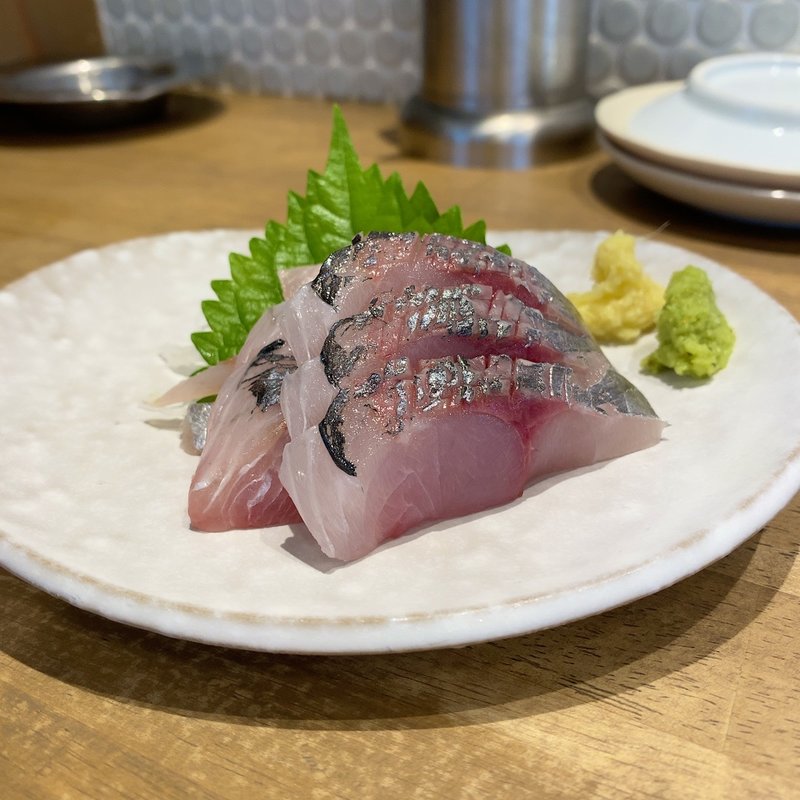 あじの刺身(大衆酒場 きりしま 塩釜口店)