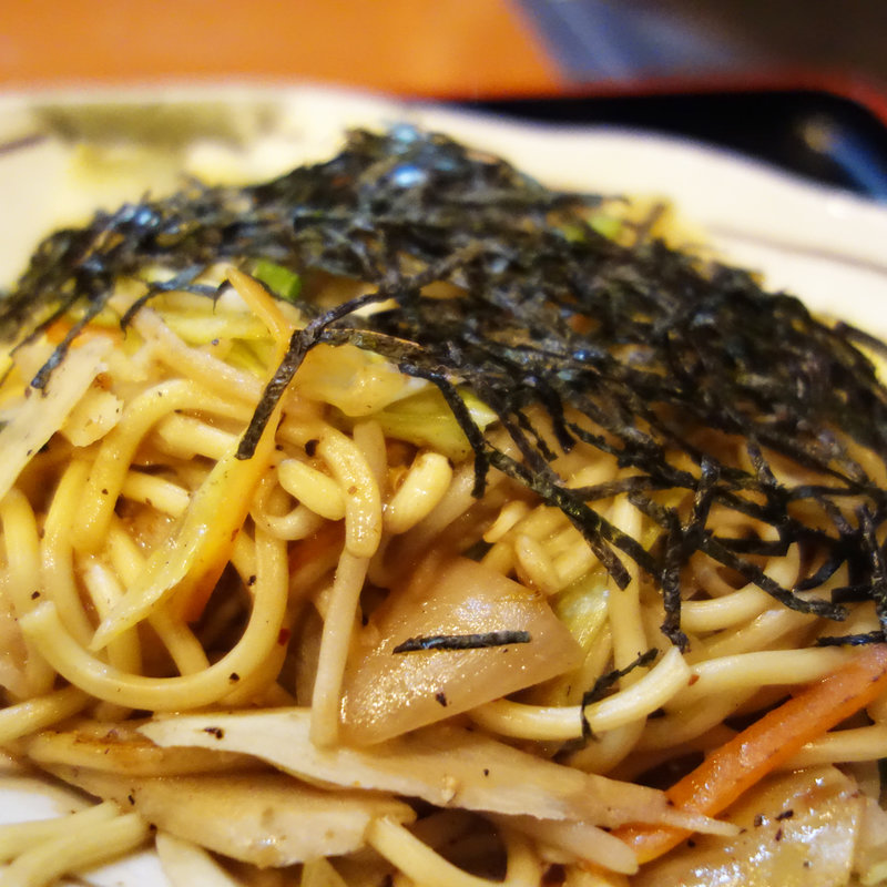 もつ鍋焼きそば(天神ホルモン 今泉店)