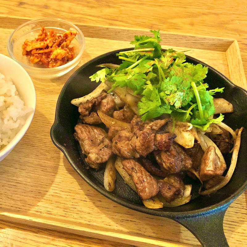 ラムパクチー定食(羊のロッヂ 〜I Lamb You〜)