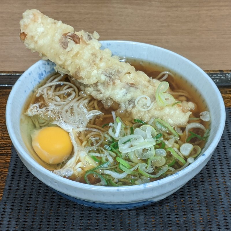 ちくわ天玉そば(しぶそば 二子玉川店 )