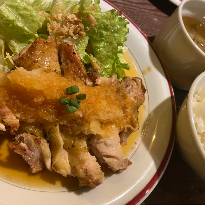 若鶏のグリル おろしポン酢(ブリタ 東銀座店)