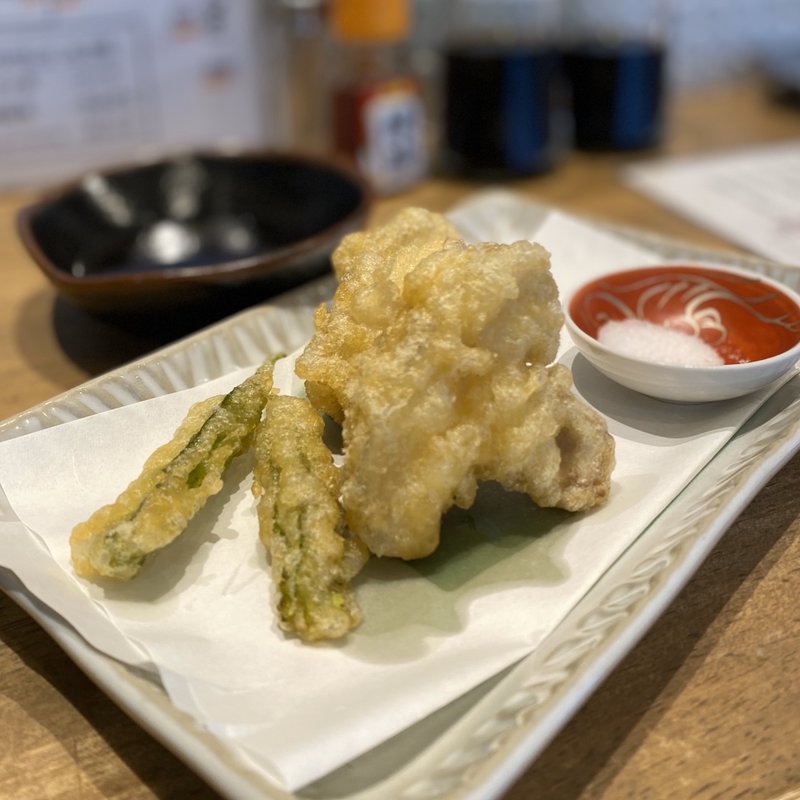 しいたけの天ぷら(大衆酒場 きりしま 塩釜口店)