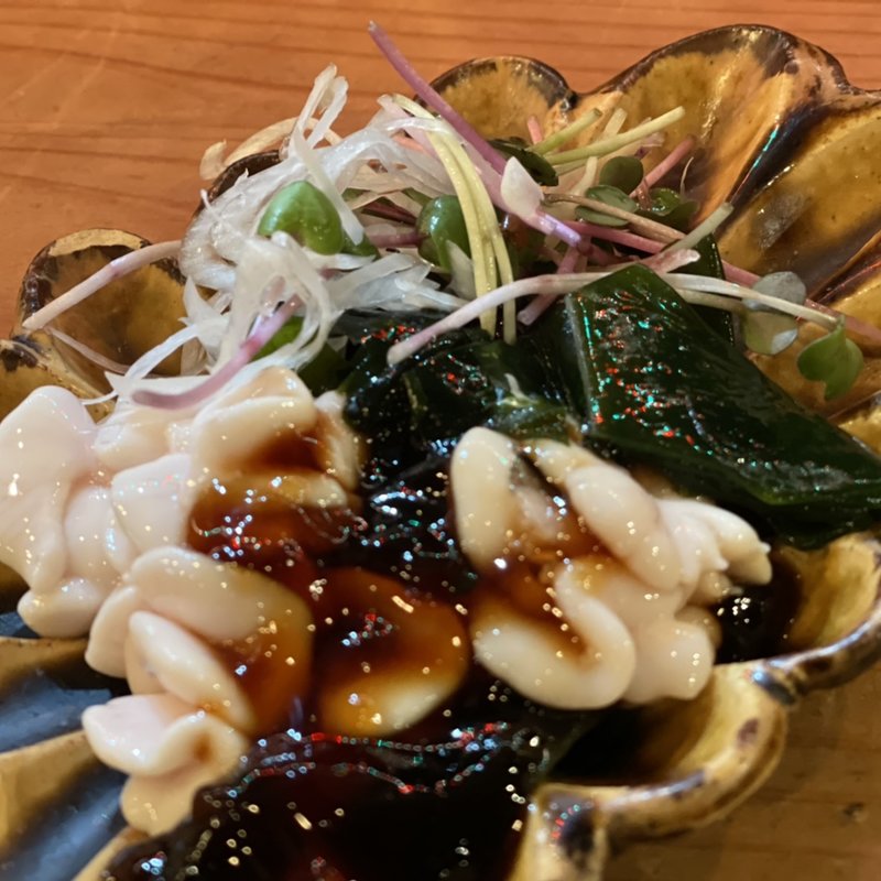 白子ポン酢(魚食堂 きてれつ)