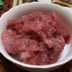 マグロ中落ち(実家)