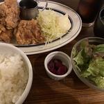 ガブリシャス特製唐揚げ定食(ワイン酒場 GabuLicious 銀座)