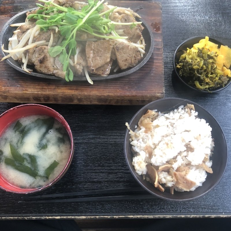 トンテキ定食(青空食堂 筑紫野店)