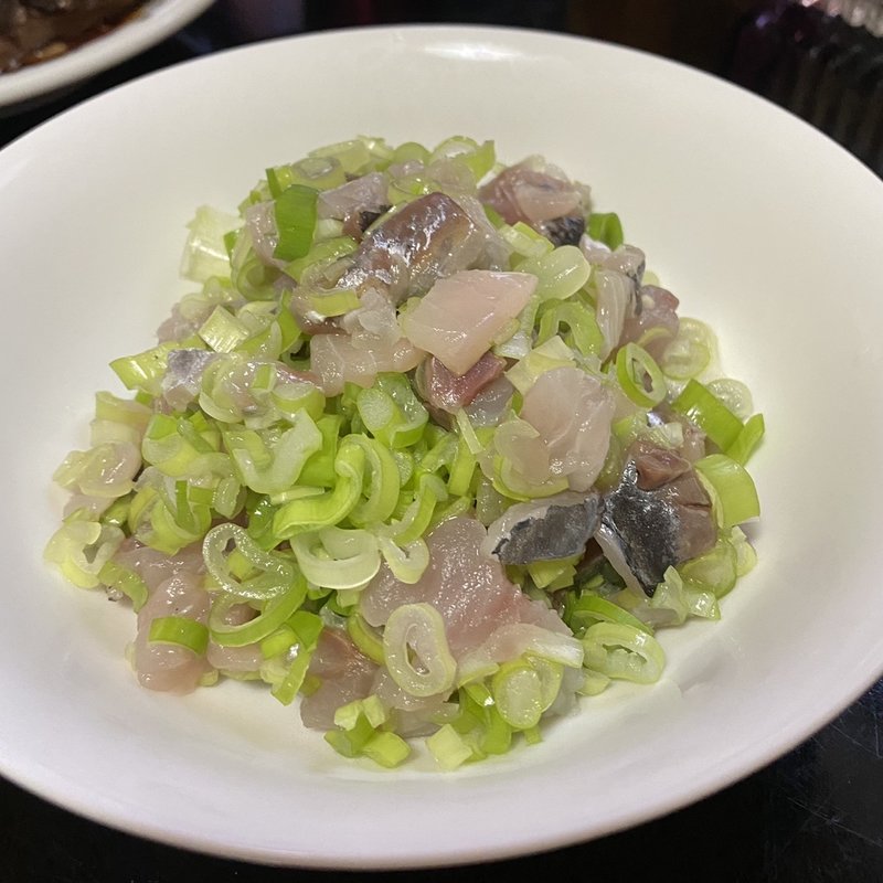 アジのたたき(自宅)