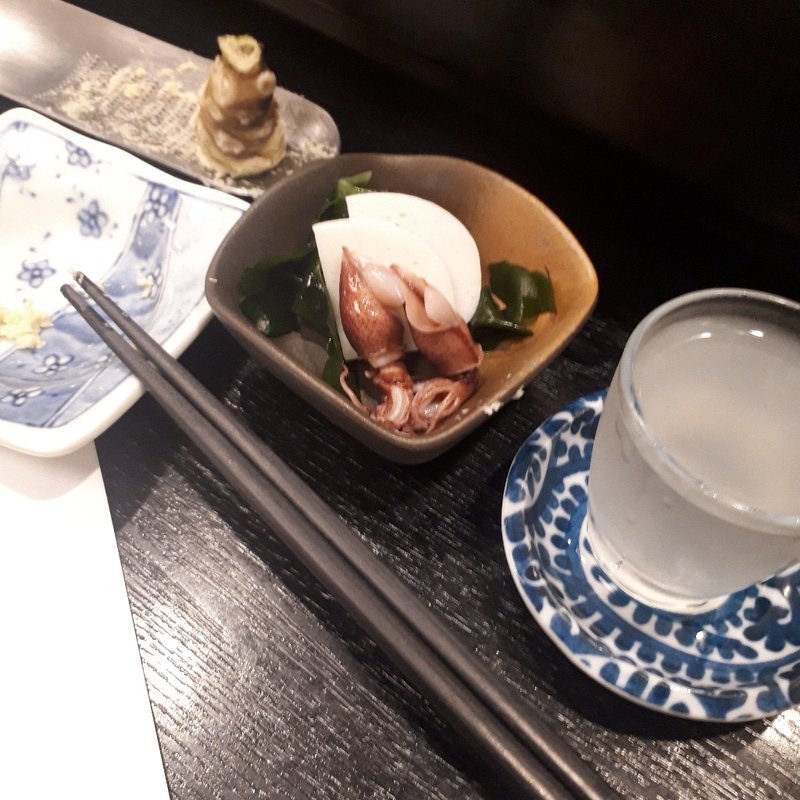 日本酒小左衛門岐阜　お通し(日本酒商店 YODARE 大塚店)