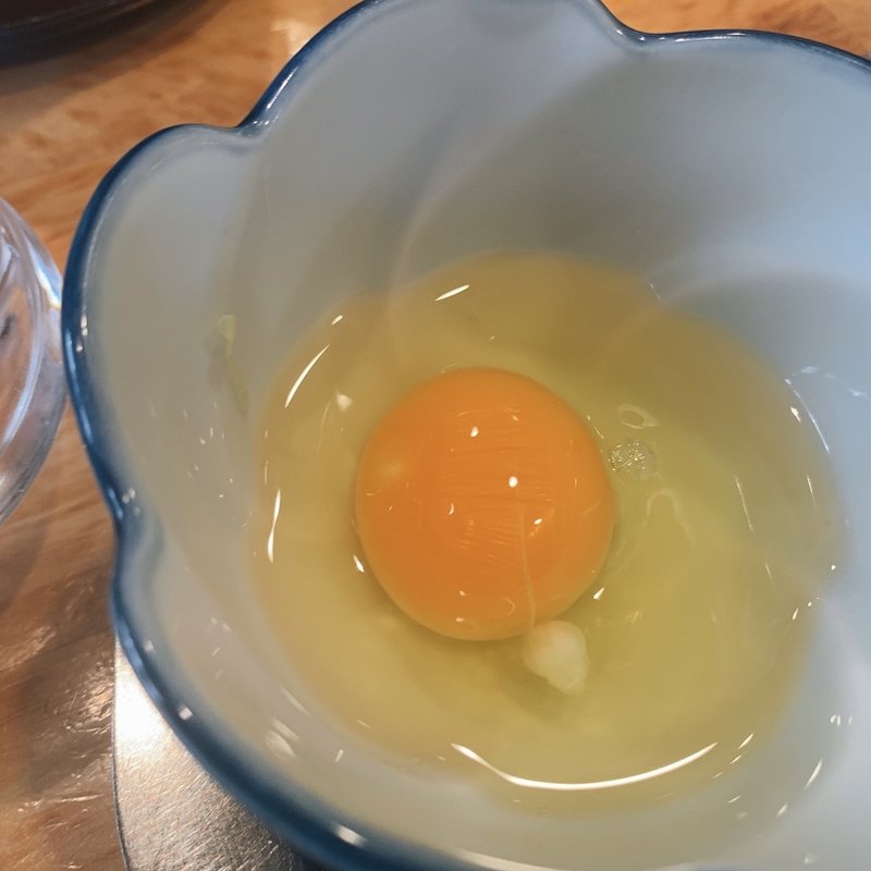 生卵(保谷 大勝軒)