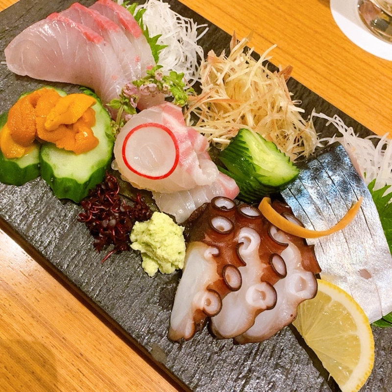 刺身5種盛り(炭火と魚菜 伝助)