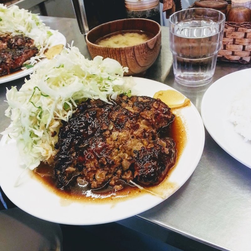 ハンバーグライス(禄明軒 （ロクメイケン）)