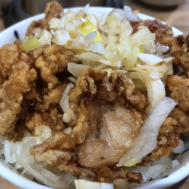 ミニ油淋鶏丼(麺屋どんぶら来)
