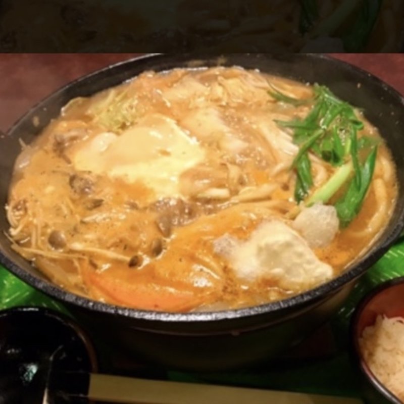 激辛味噌煮込みうどん(そば吉 広島アルパーク店 )