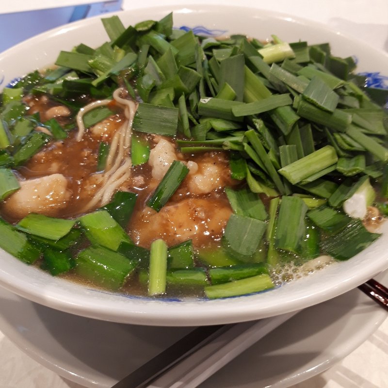 馬鹿ニラもつあんかけラーメン(大塚　幸龍軒)