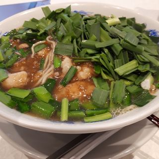 馬鹿ニラもつあんかけラーメン(大塚　幸龍軒)