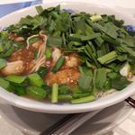馬鹿ニラもつあんかけラーメン