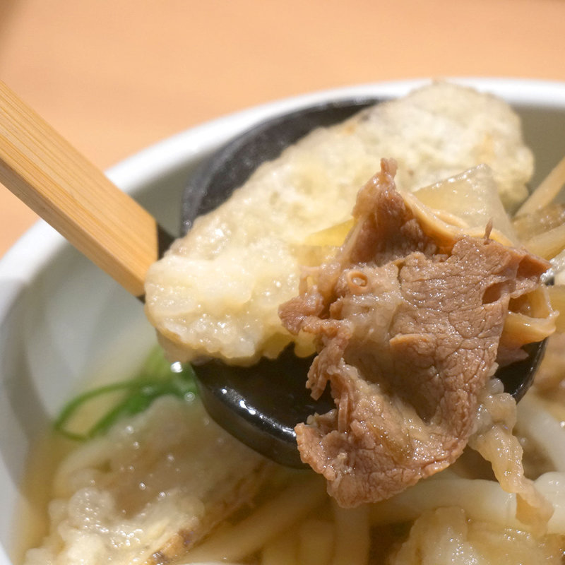 肉ごぼう天うどん(うどん居酒屋 粋 六本松店)