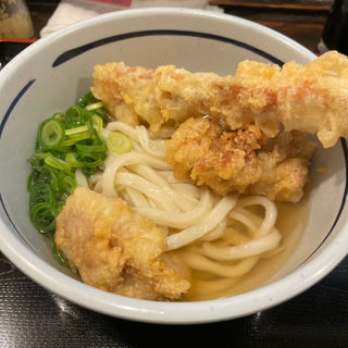 とり天ちくわ天うどん(おにやんま 東品川店 )