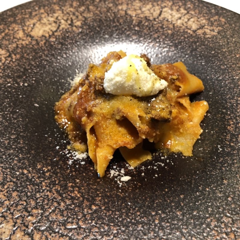 美食家のラグーミートソース　ローズマリーを練り込んだ自家製パッパルデーレ(リストランテ パドリーノ・デル・ショーザン （PADRINO del SHOZAN）)