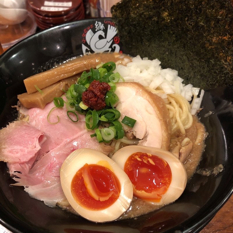 濃極　味玉ポタチキそば(兵庫縁乃助商店)