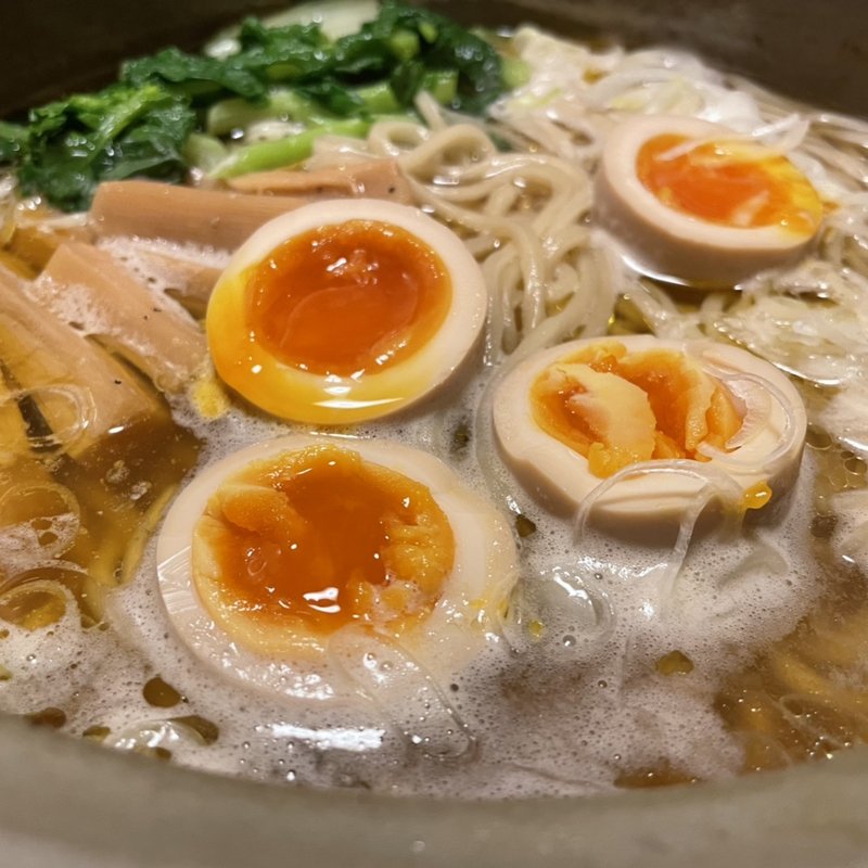鴨鍋〆ラーメン(新八 （シンパチ）)