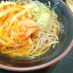 温かけそば  かき揚げ天ぷら