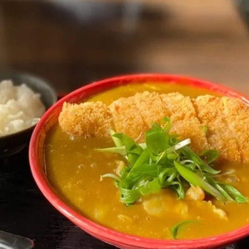 ロースカツカレーうどん(小ごはん付)(三ツ島真打)