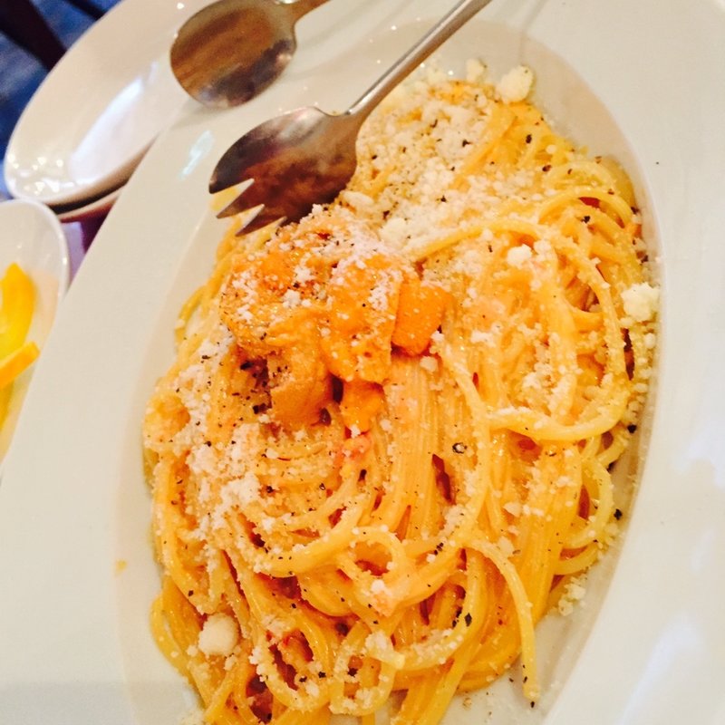 ウニクリームパスタ(れもんや)