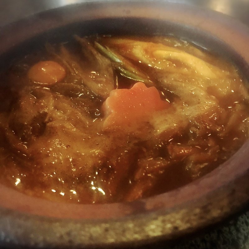 軍鶏鍋定食(江戸料理櫻田)