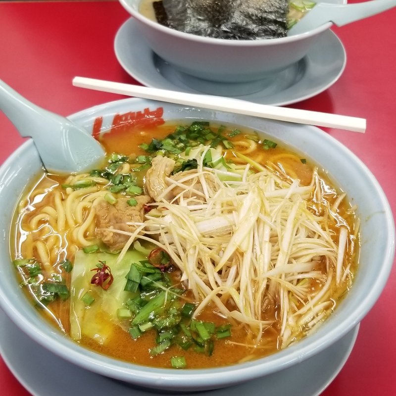 辛味噌大盛ネギトッピング(山岡家)