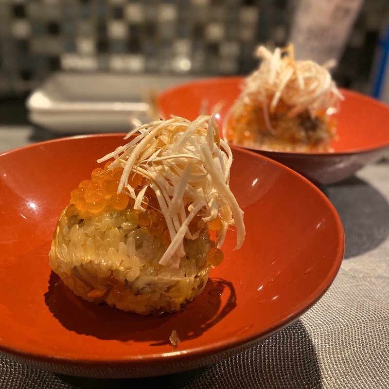 蟹といくら、松茸の炊き込みご飯(虎鉄 （KOTETSU）)