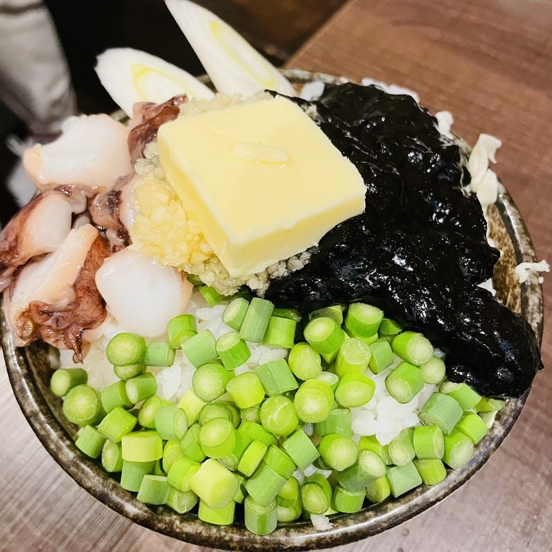 イカ墨もんじゃ(海鮮もんじゃ えもん)