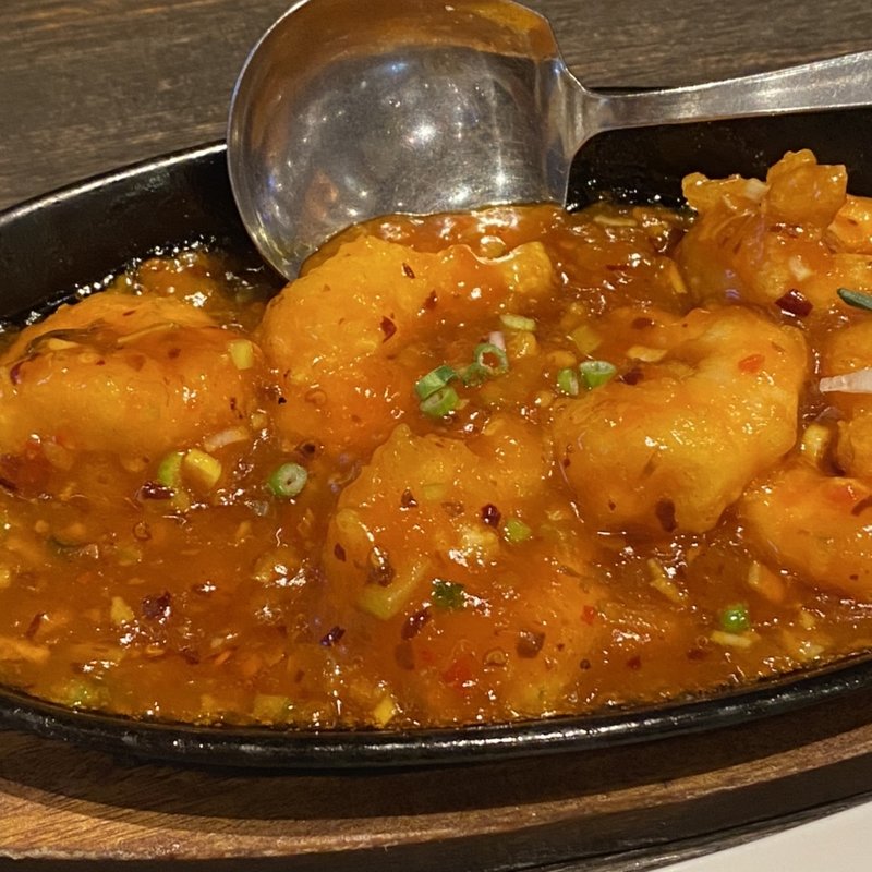 エビチリ(大連餃子基地 DALIAN麻布十番店)