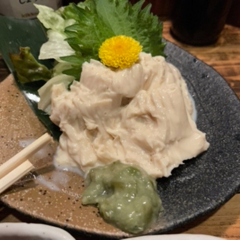 湯葉刺し(鳥ちょっ! （チョウチョ）)