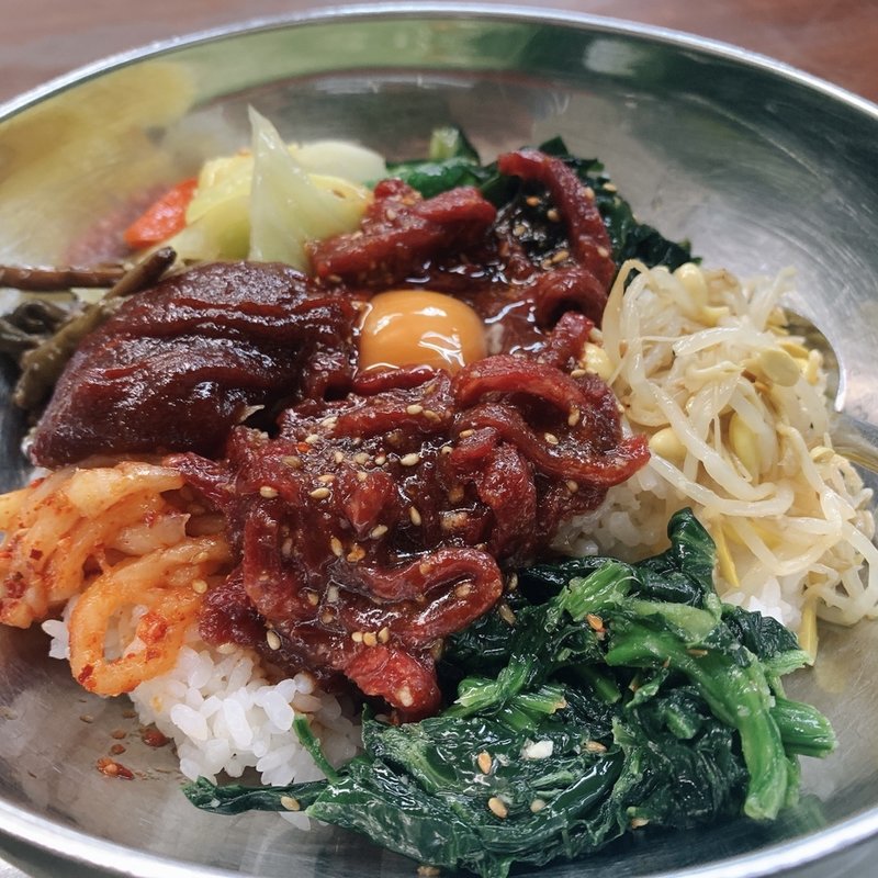 ユッケビビンバ(ソウル市場)