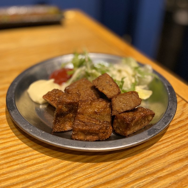 日本一売るマルシンハンバーグ唐揚げ(やぶ屋 塩釜口店)