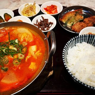 プデチゲセット(韓国食堂 ケジョン82)