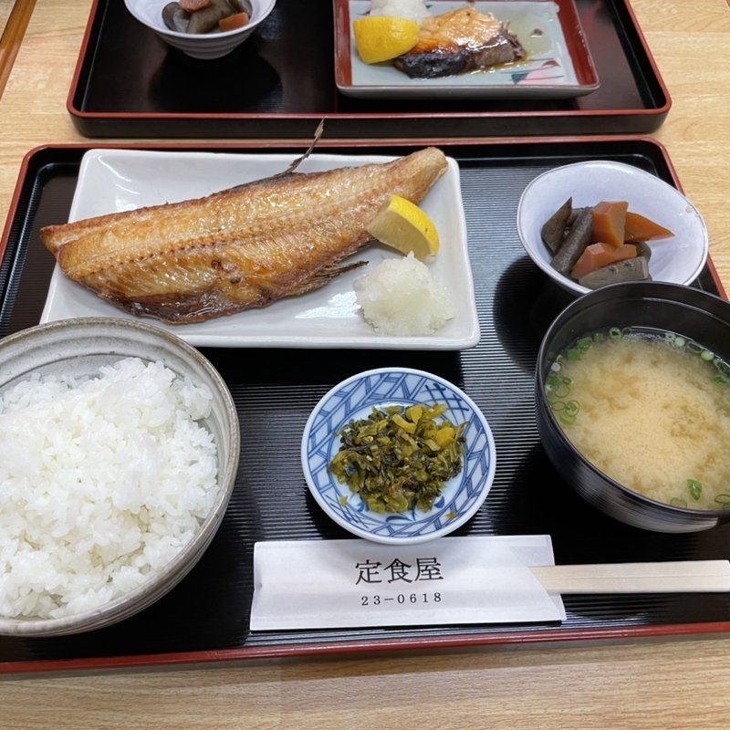 ほっけ干物定食(定食屋)