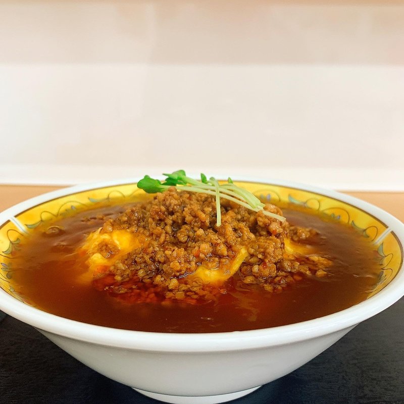 辛肉味噌天津飯(中国飯店)