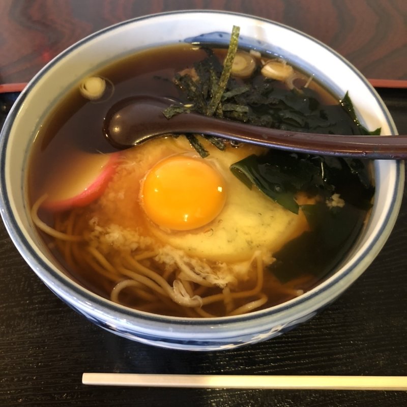 とろろそば(青柳 そば店 （あおやぎそばてん）)