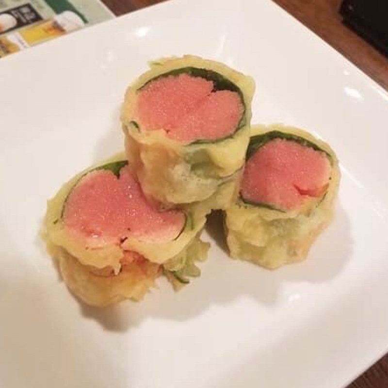 明太子の天ぷら(マルキュウ高円寺本店)