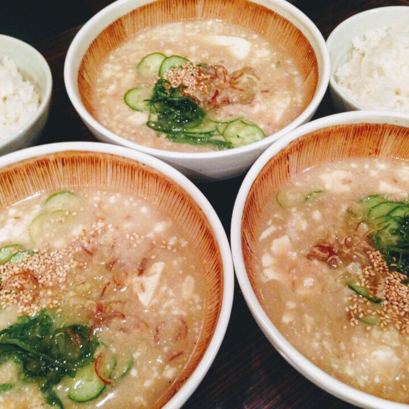 冷や汁(マルキュウ高円寺本店)