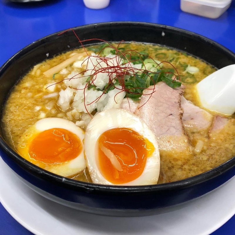 カレーラーメン（味玉子付き）(来来亭 高槻郡家店)