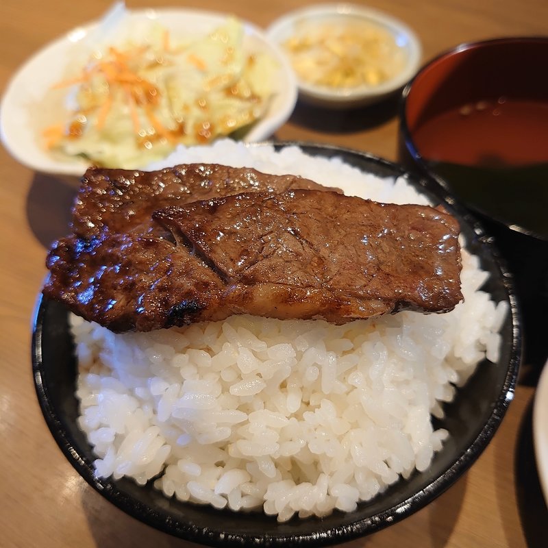 牛星ハラミ定食(焼肉牛星 下館駅前店)